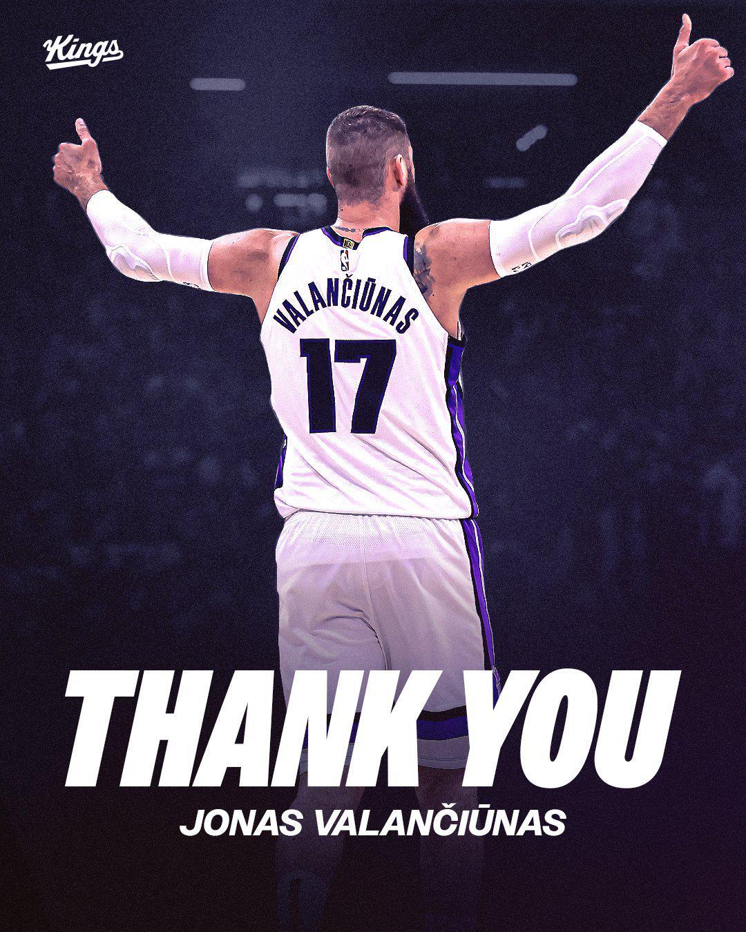 国王官方发布海报感谢瓦兰，瓦兰正式离队